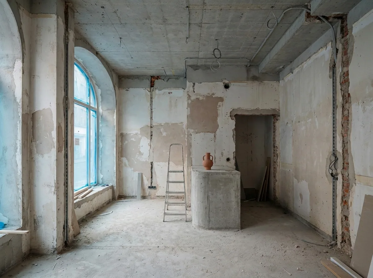 Ground-floor retail unit, Poznań — before