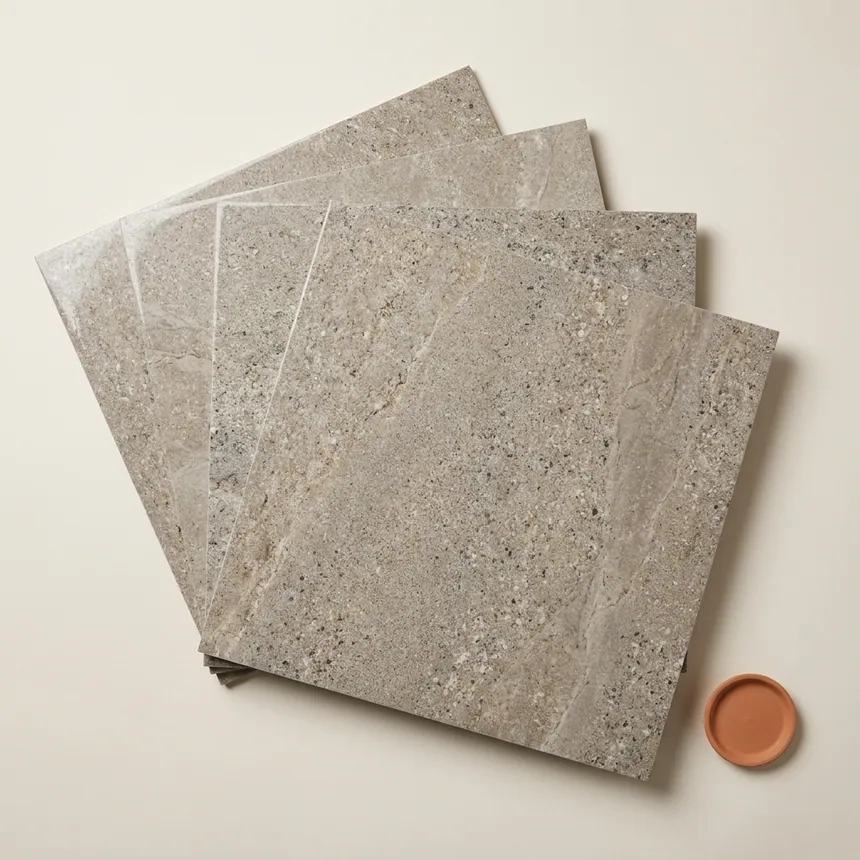 Ceramika Paradyż Space Dust Grys Polished 89.8 × 89.8