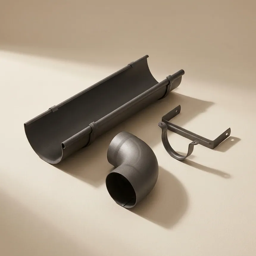 Ruukki Siba 150/100 Steel Gutter · 4 m